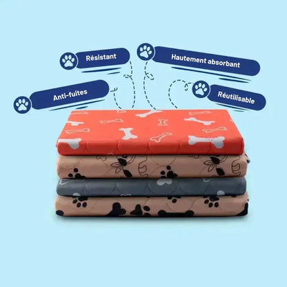 Tapis hygiénique, absorbant et lavable pour chiens et chiots
