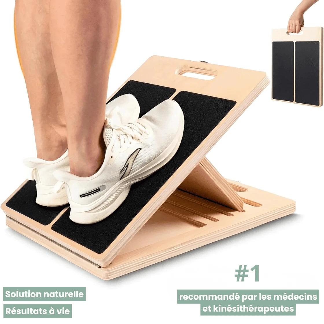 Planche d’Étirement & Mobilité (Guide d'entraînement inclus)